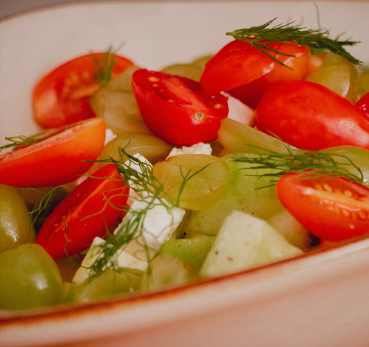 Ensalada de pepino con hinojo